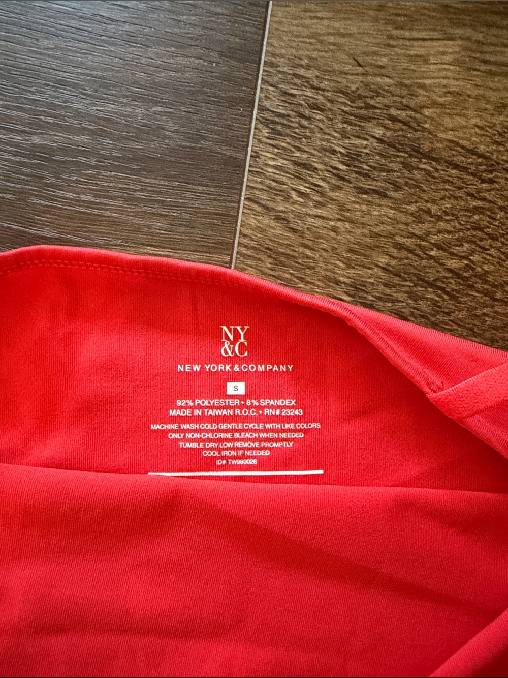 New York & Company Red Tank Top